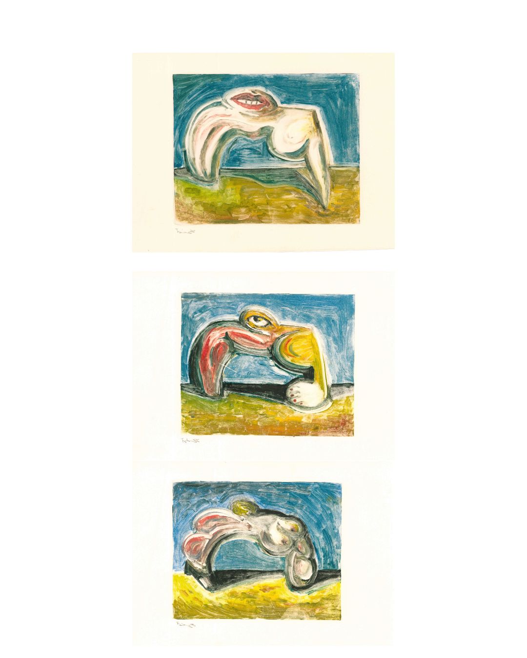 "Abstract Creature Series / סדרת יצורים אבסטרקטיים"