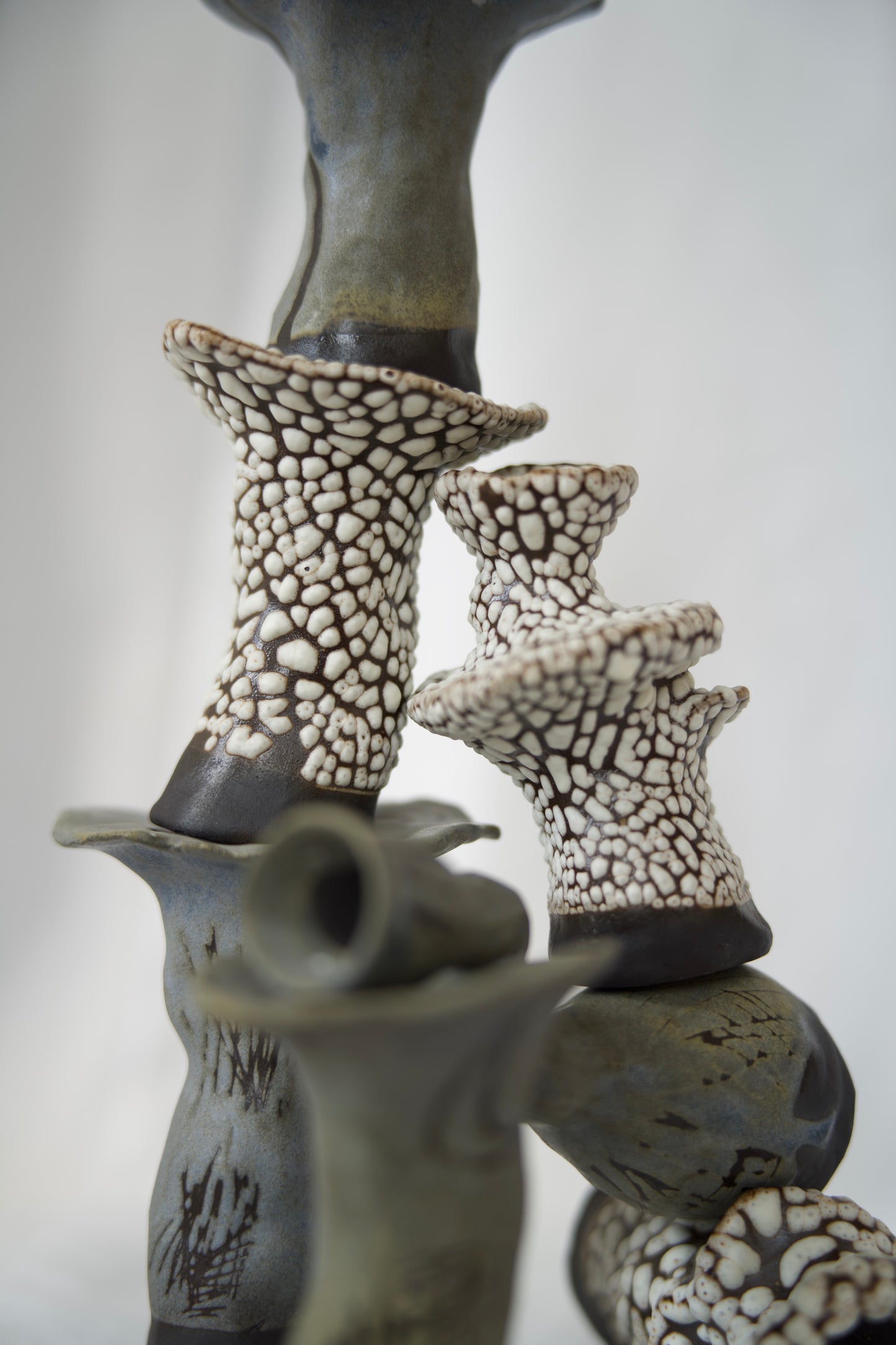 Handmade Coral Ceramics-3 Pieces